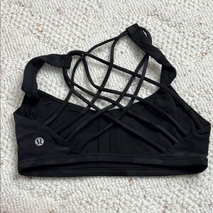 lululemon athletica Black Strappy Sports Bra